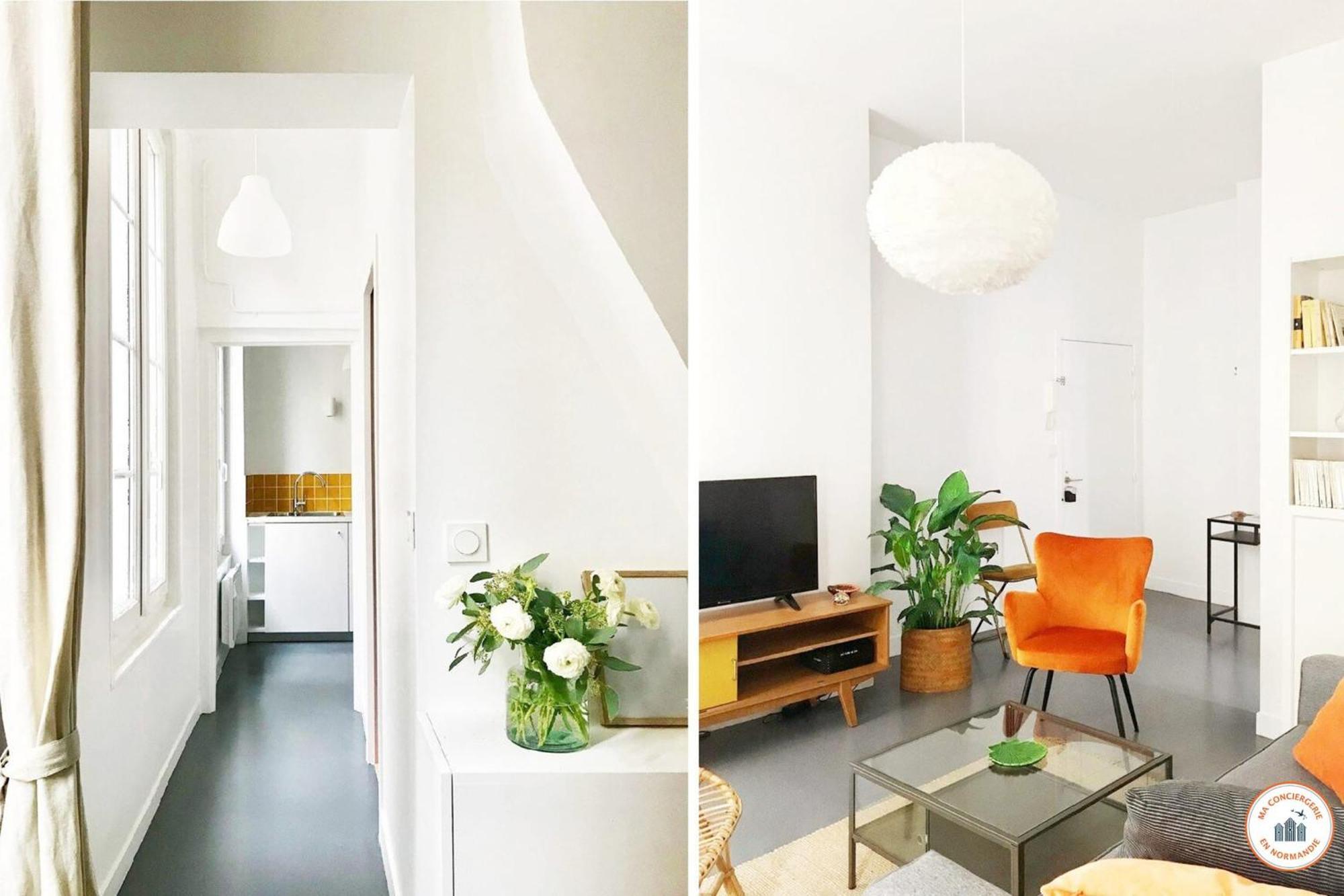 L'Oasis Havrais - Centre Historique Apartment Хавър Екстериор снимка