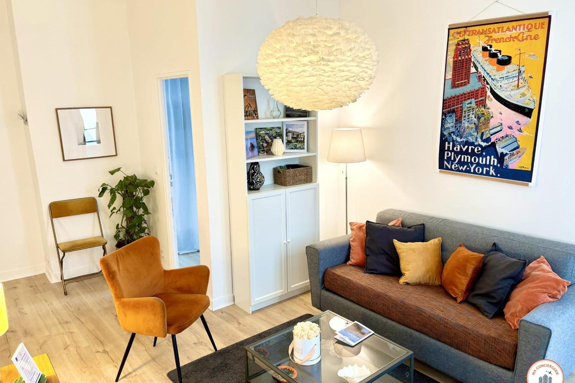 L'Oasis Havrais - Centre Historique Apartment Хавър Екстериор снимка